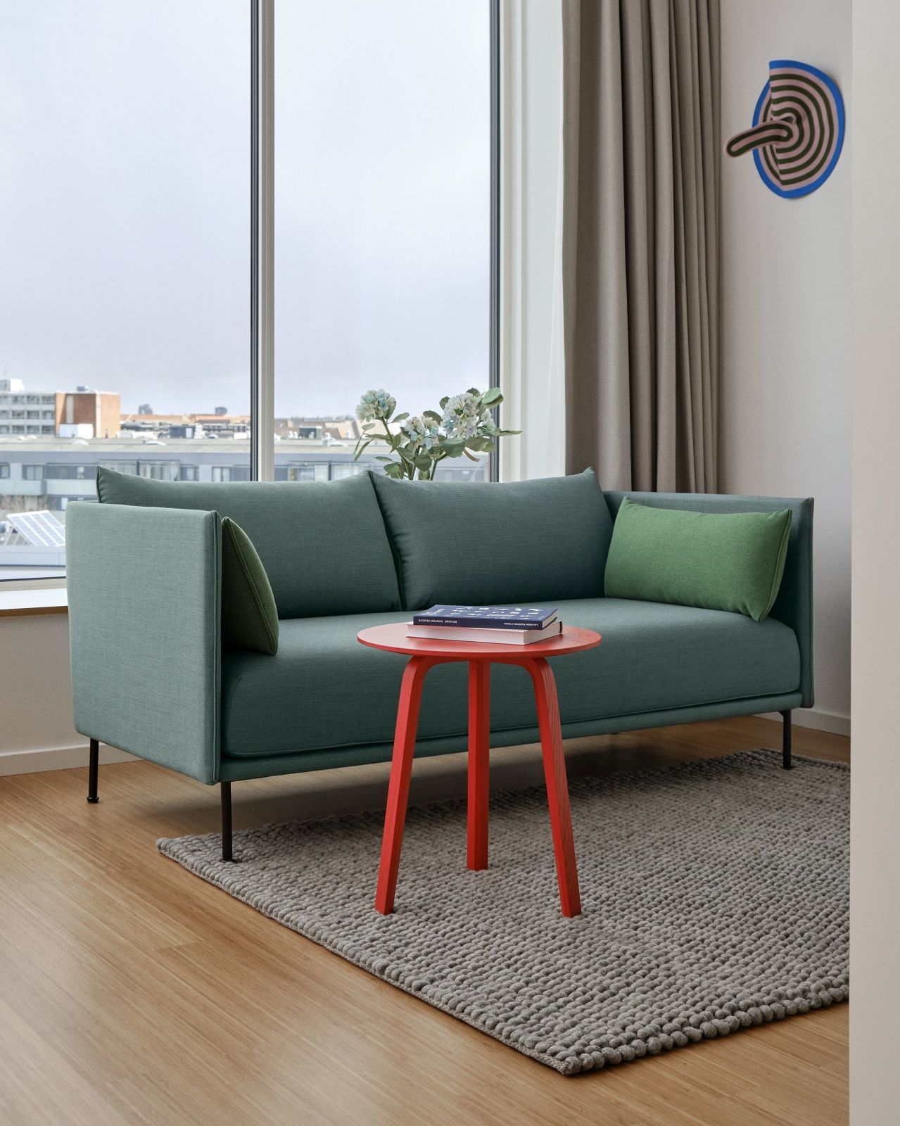 Silhouette Sofa 2-seater Low Hay