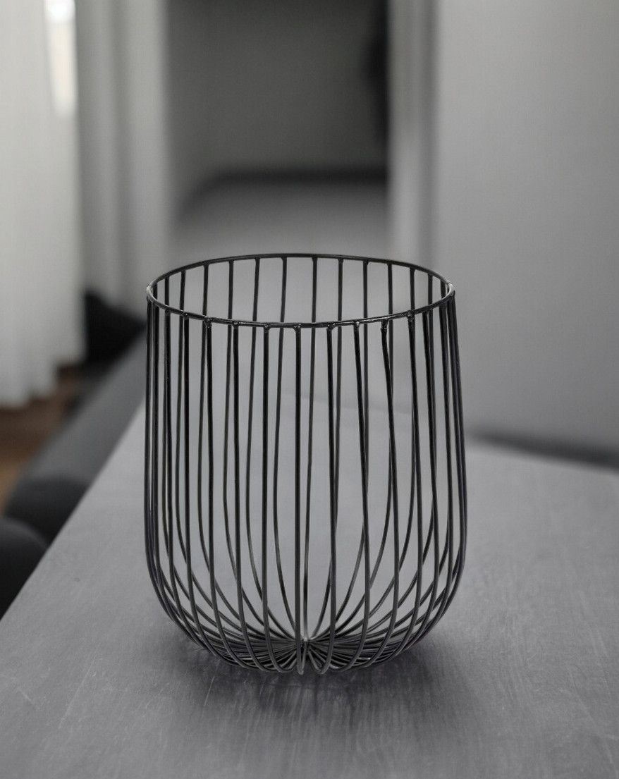 Catu Basket Black Serax ⌀20 x H 25 cm SINGLE PIECES