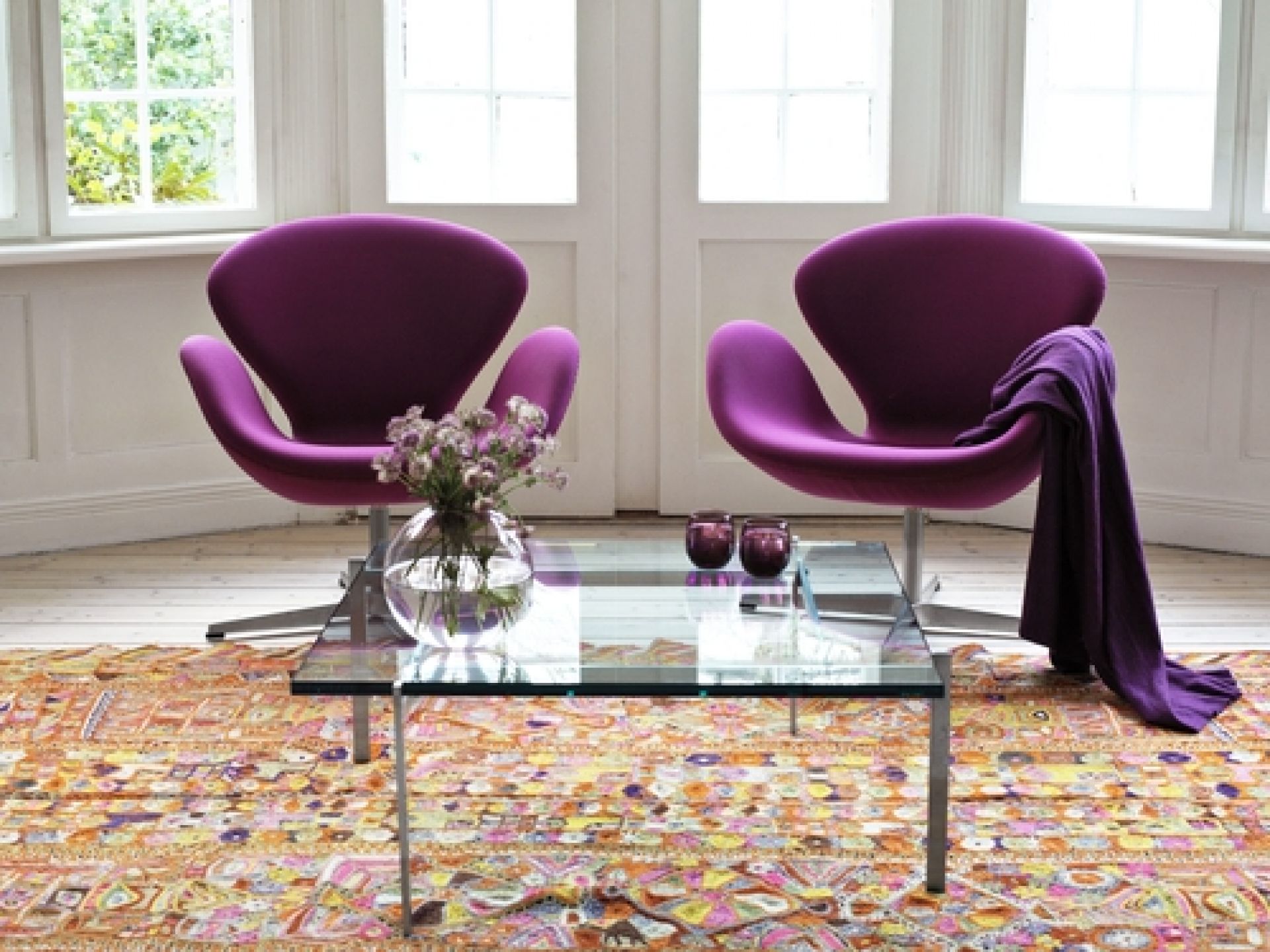 The Swan easy chair Fritz Hansen