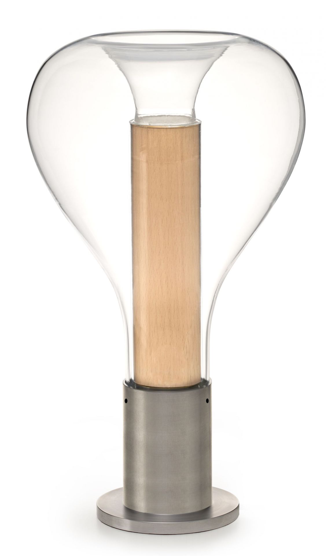 Eris Table Lamp Aluminium Base Beech LZF Lamps