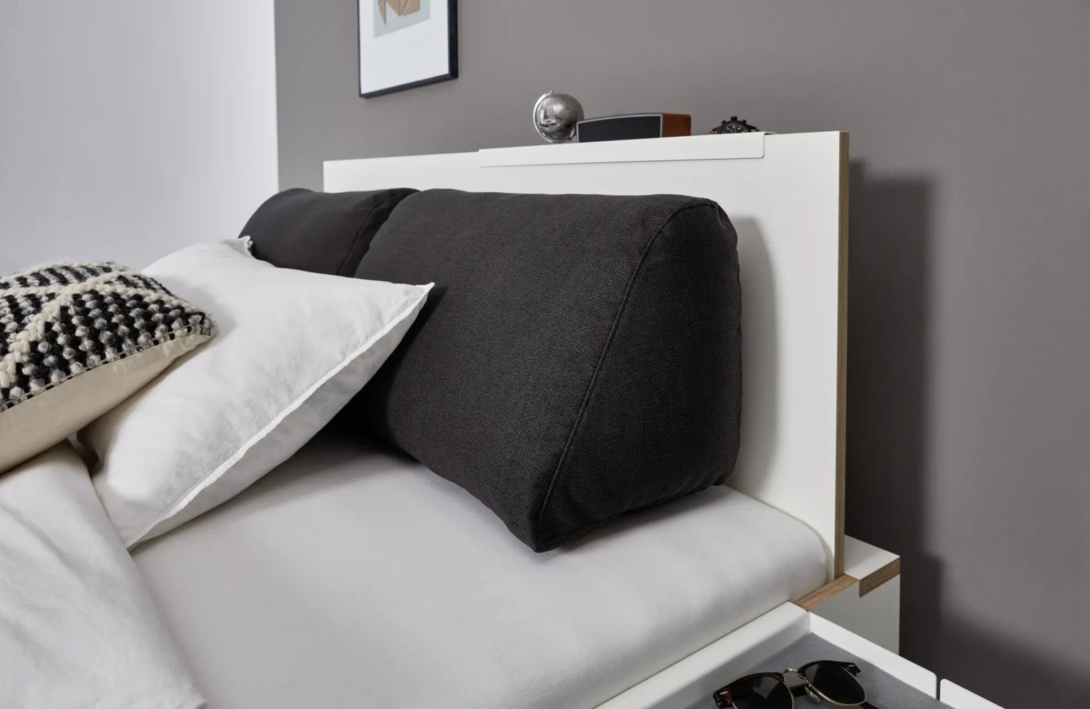 Square back cushion rounded for Stacking lounger Müller Small Living
