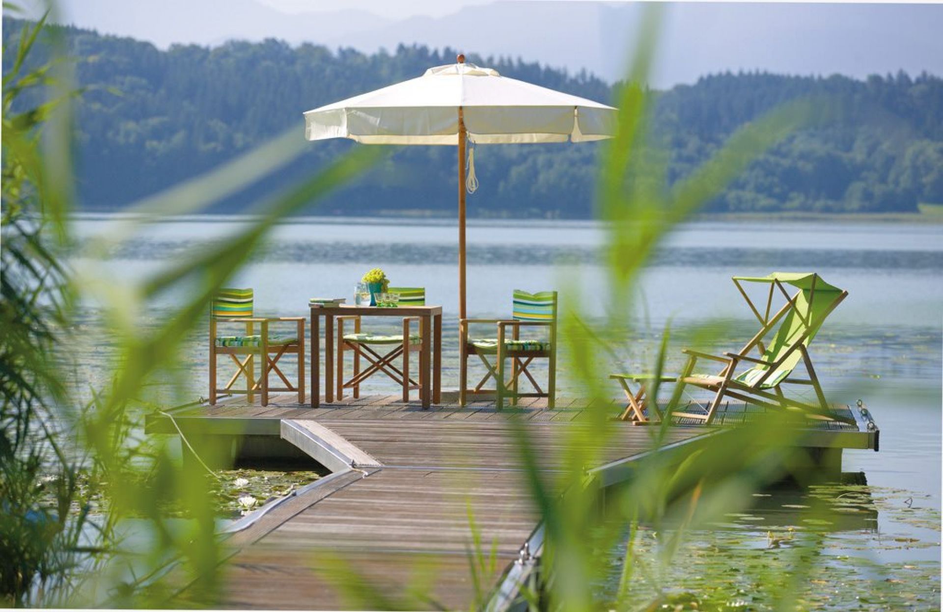 Cabin Outdoor Lounger Deluxe Nature Weishäupl