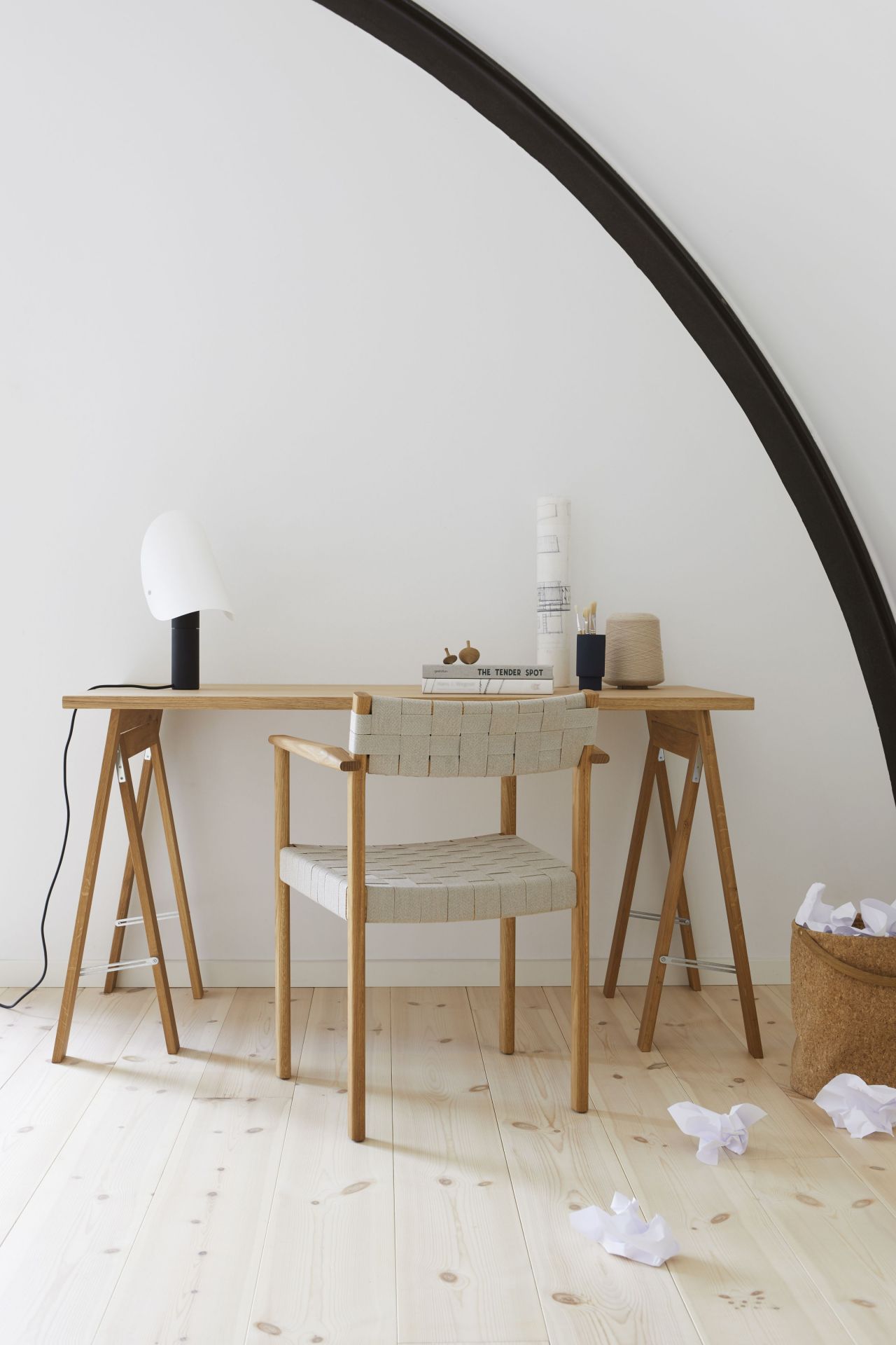 Nest Cork Wastebasket Form & Refine 