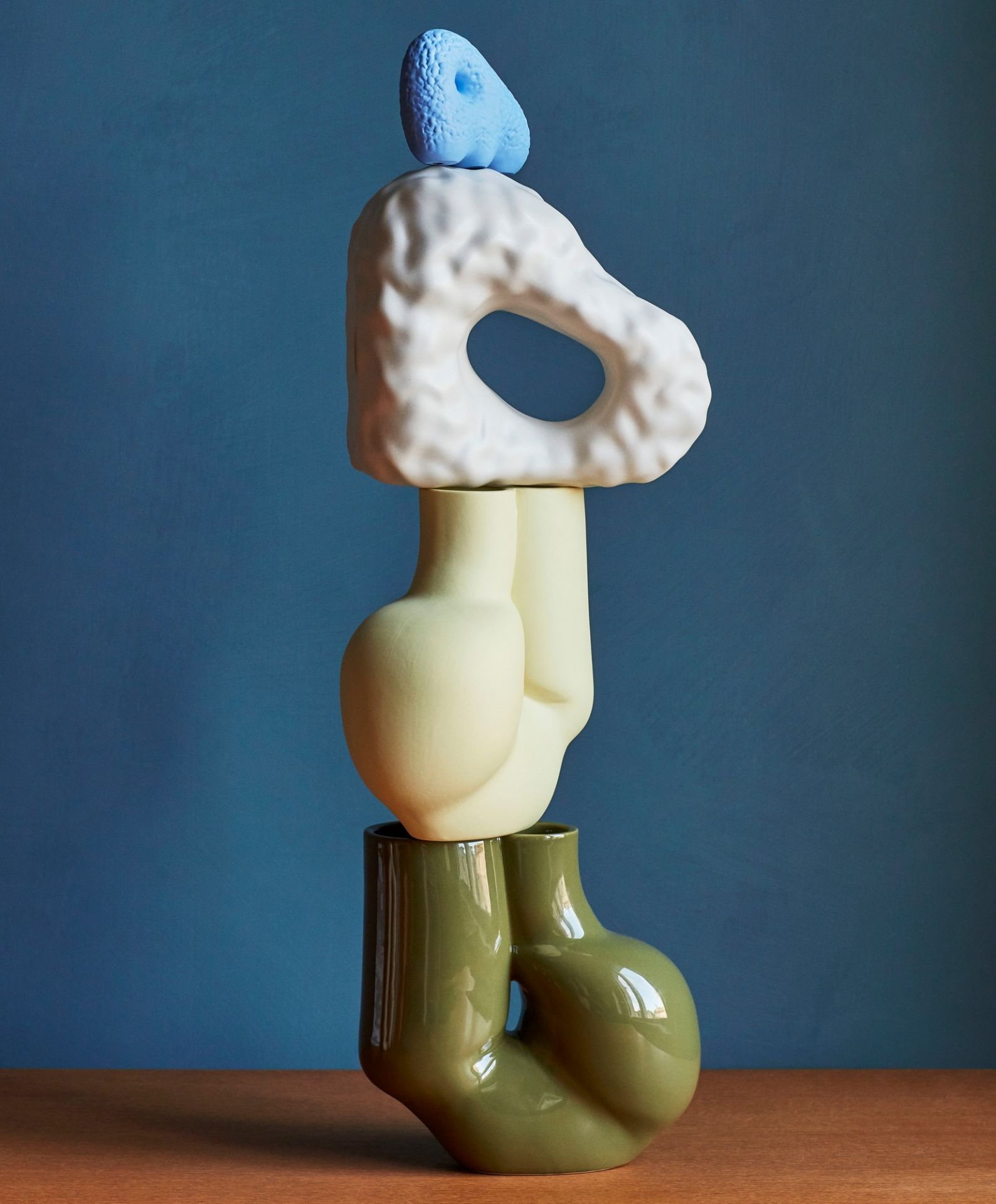 W&S Chubby Vase Hay SINGLE PIECES