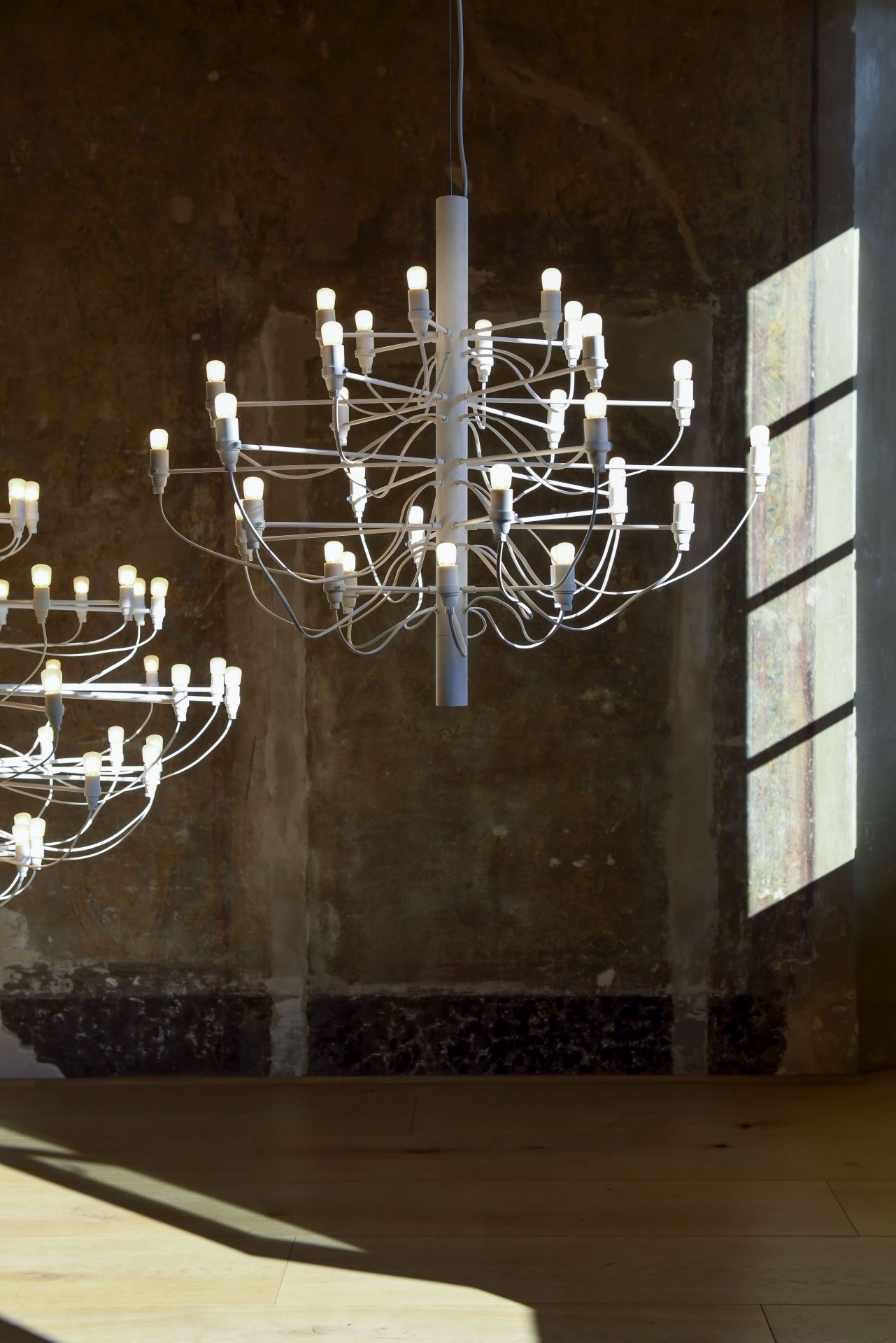 2097/30 LED Chandelier White Flos SINGLE PIECES