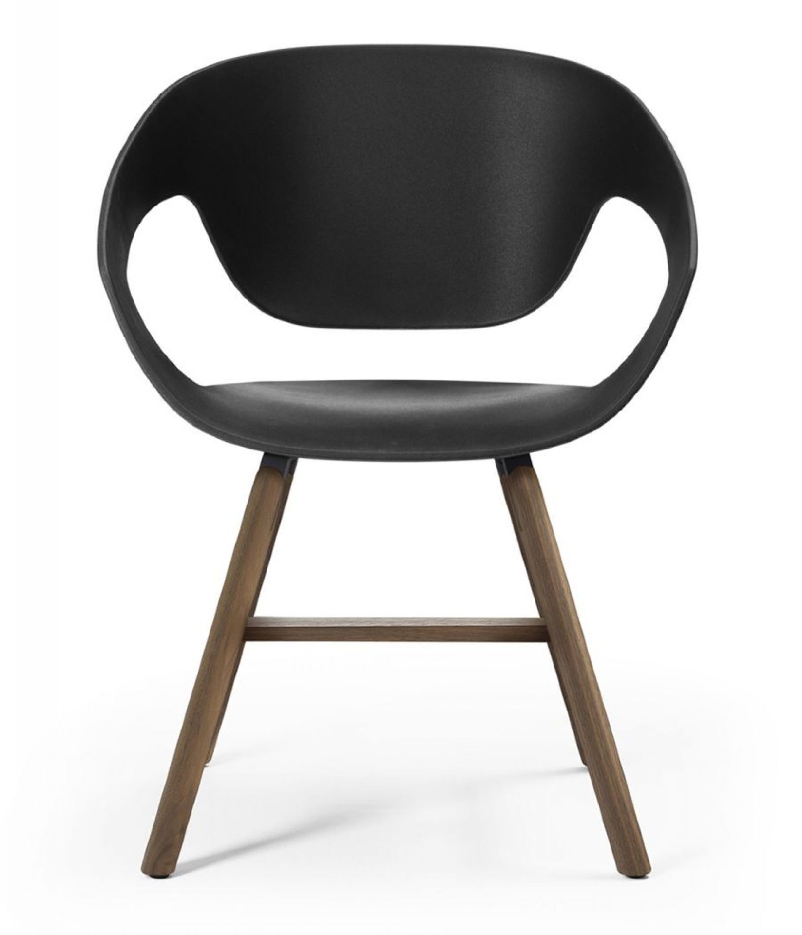 Vad Wood Chair Set of 2 walnut / black Casamania Horm 
