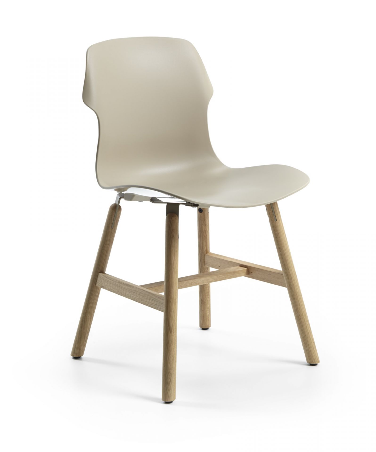 Stereo Wood chair set of 2 Oak beige grey Casamania Horm - QUICK SHIP Stereo Wood chair set of 2 Oak beige grey Casamania Horm - QUICK SHIP