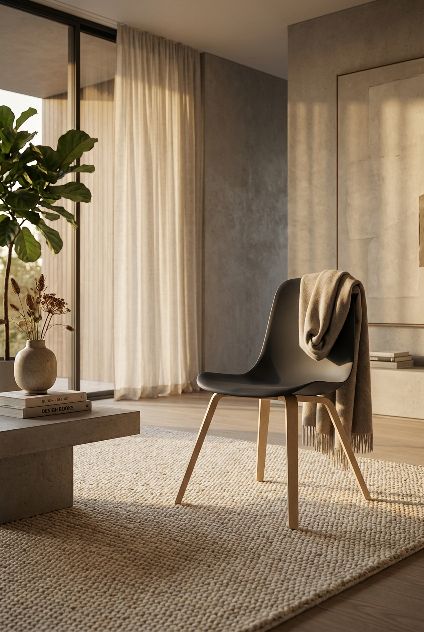 Elephantino chair Kristalia wooden frame