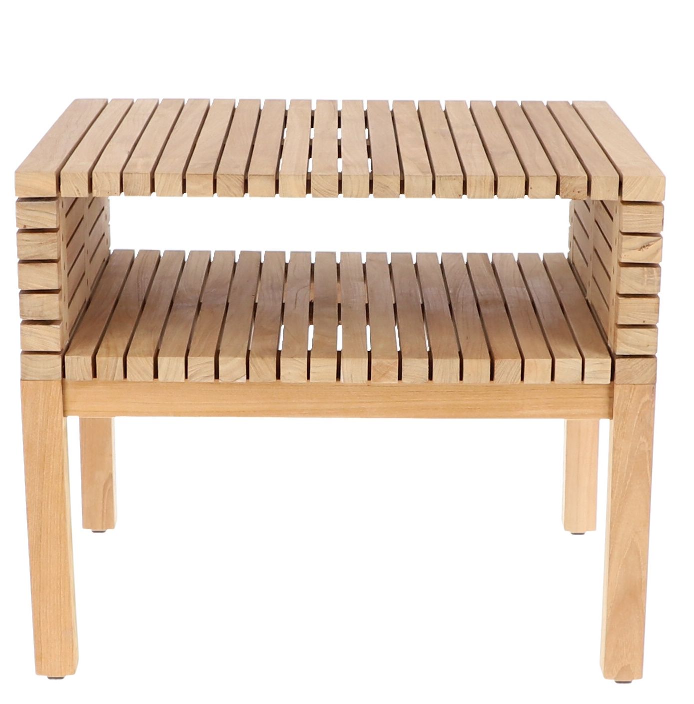 Samoa Side Table with Storage Tray Outdoor Jan Kurtz