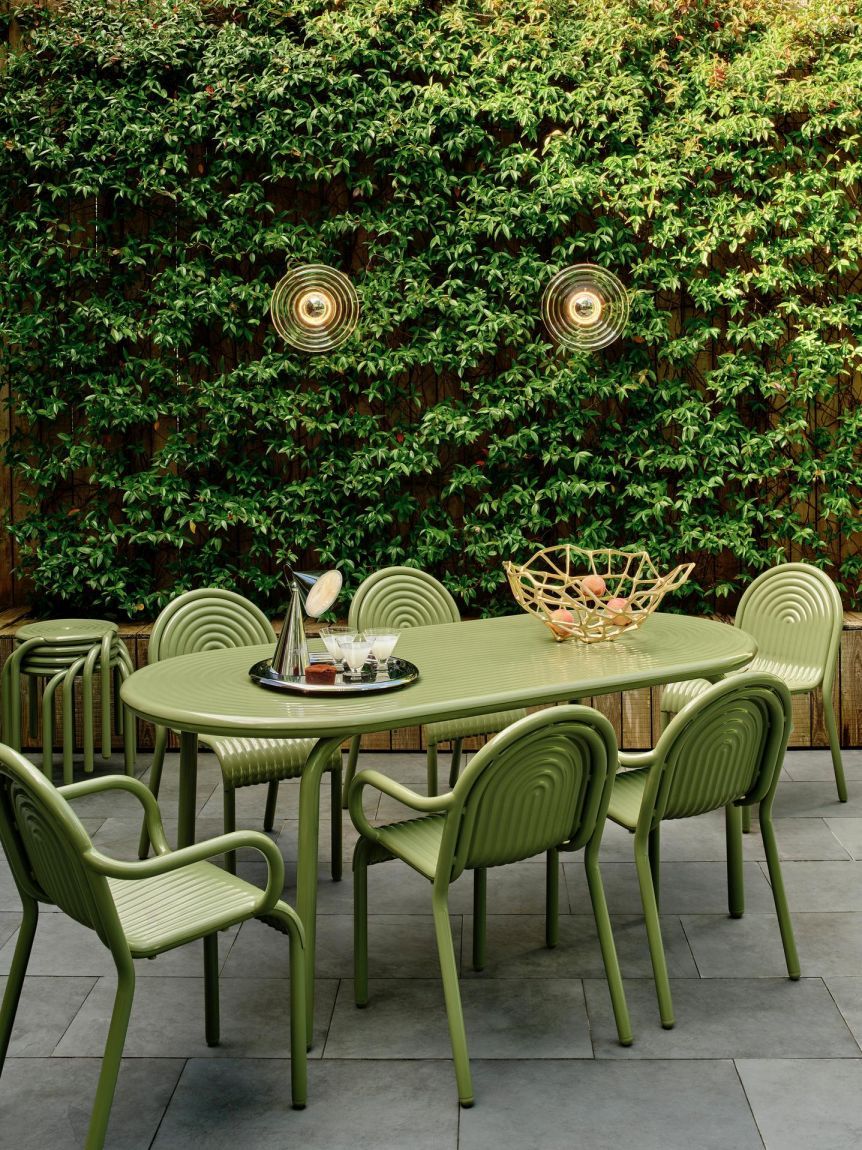 Groove Outdoor Armchair Putty Tom Dixon