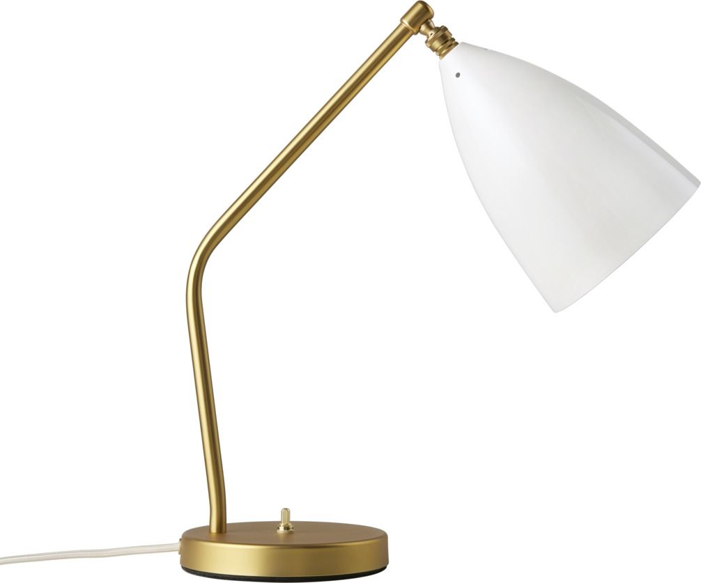 Gräshoppa Table lamp alabaster white glossy Gubi