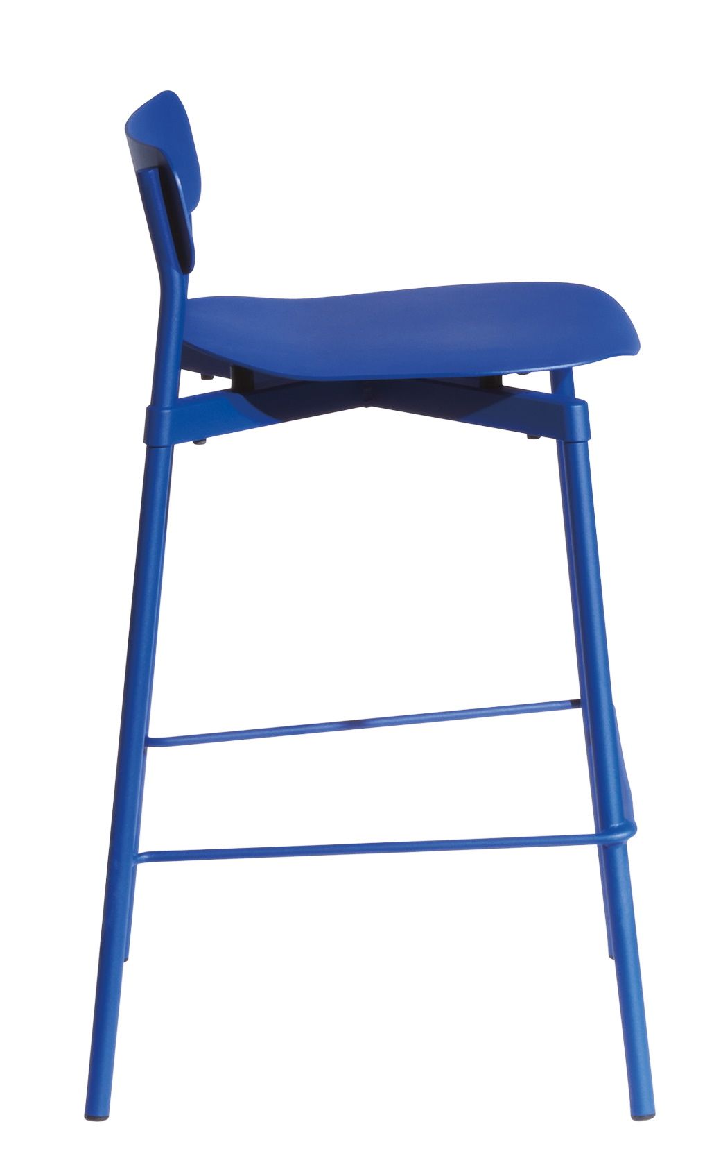 Fromme Barstool Bar Stool H 65 cm Petite Friture Blue Fromme Barstool Bar Stool H 65 cm Petite Friture Blue