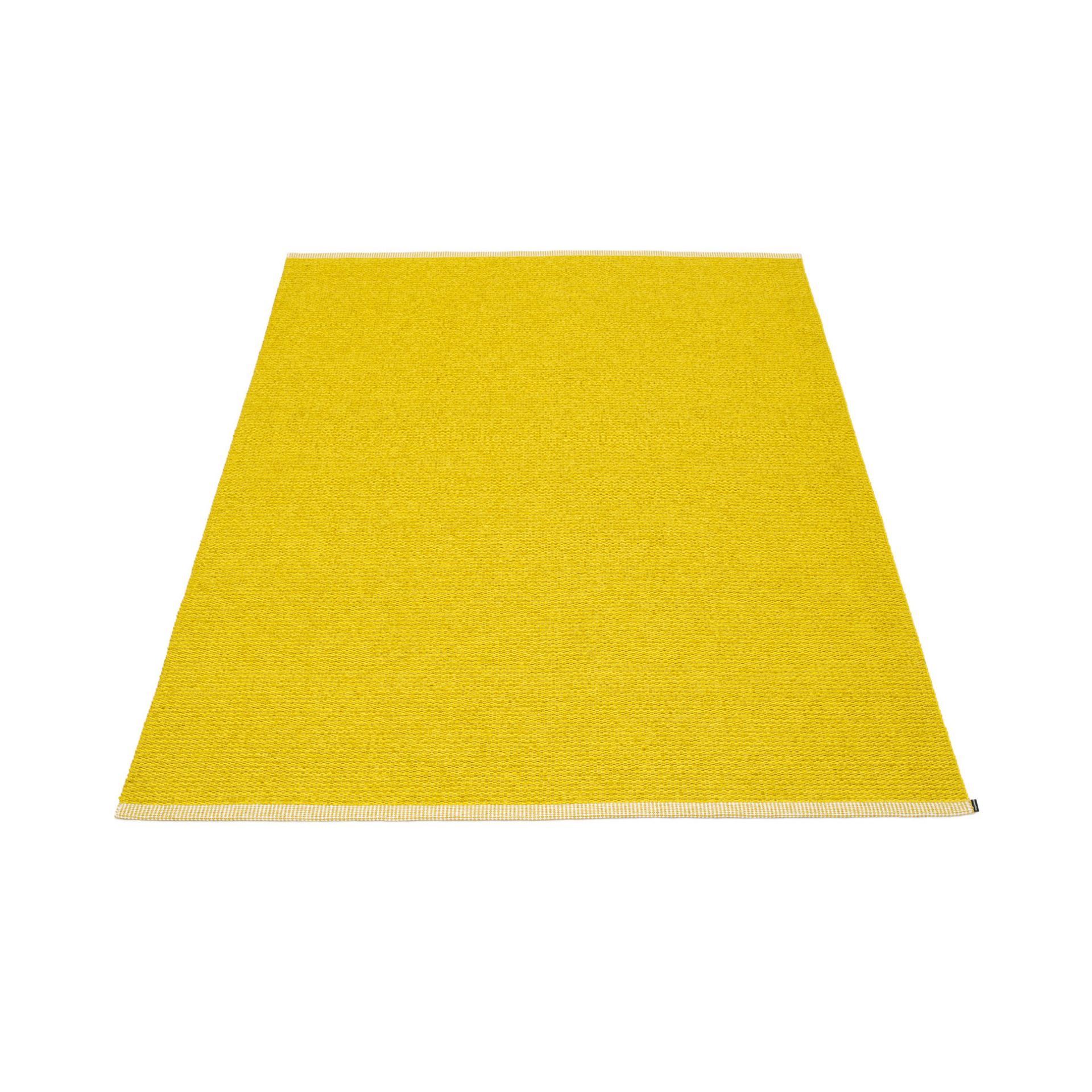 Mono Plastic Carpet 140x200 Pappelina Mustard