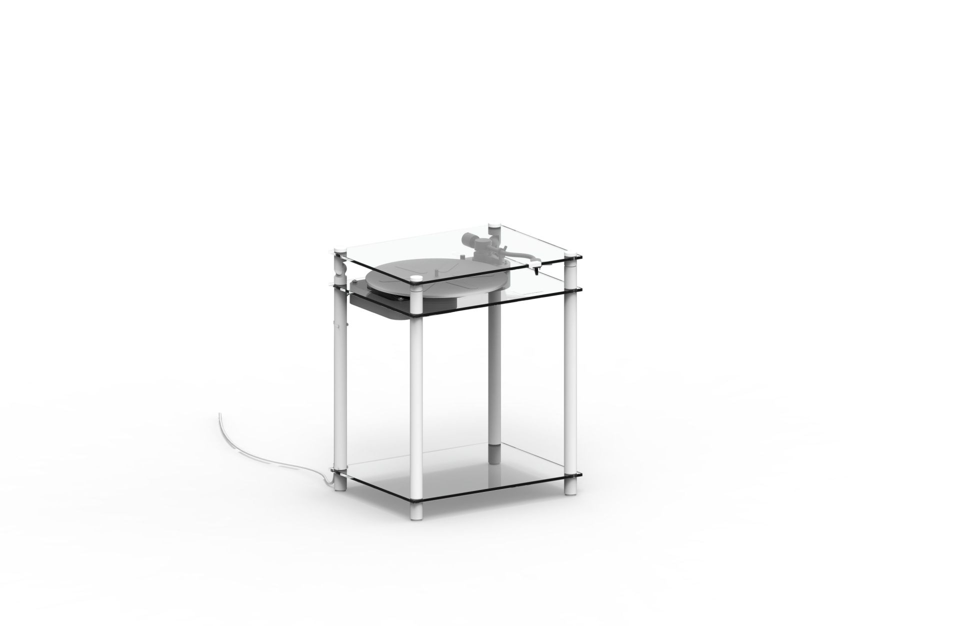 Transparent turntable Transparent