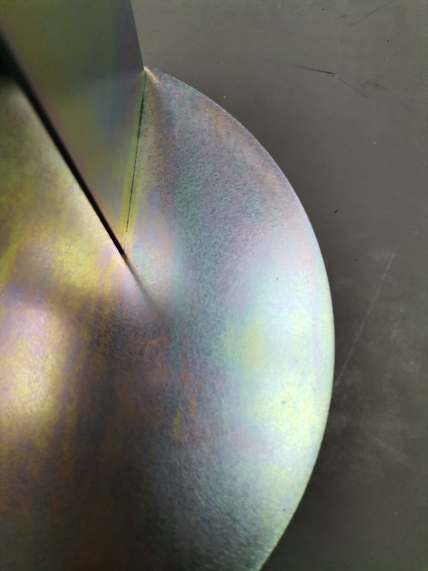 Meta Side Table CHROME YELLOW Side table New Tendency IMPERFECT ITEMS