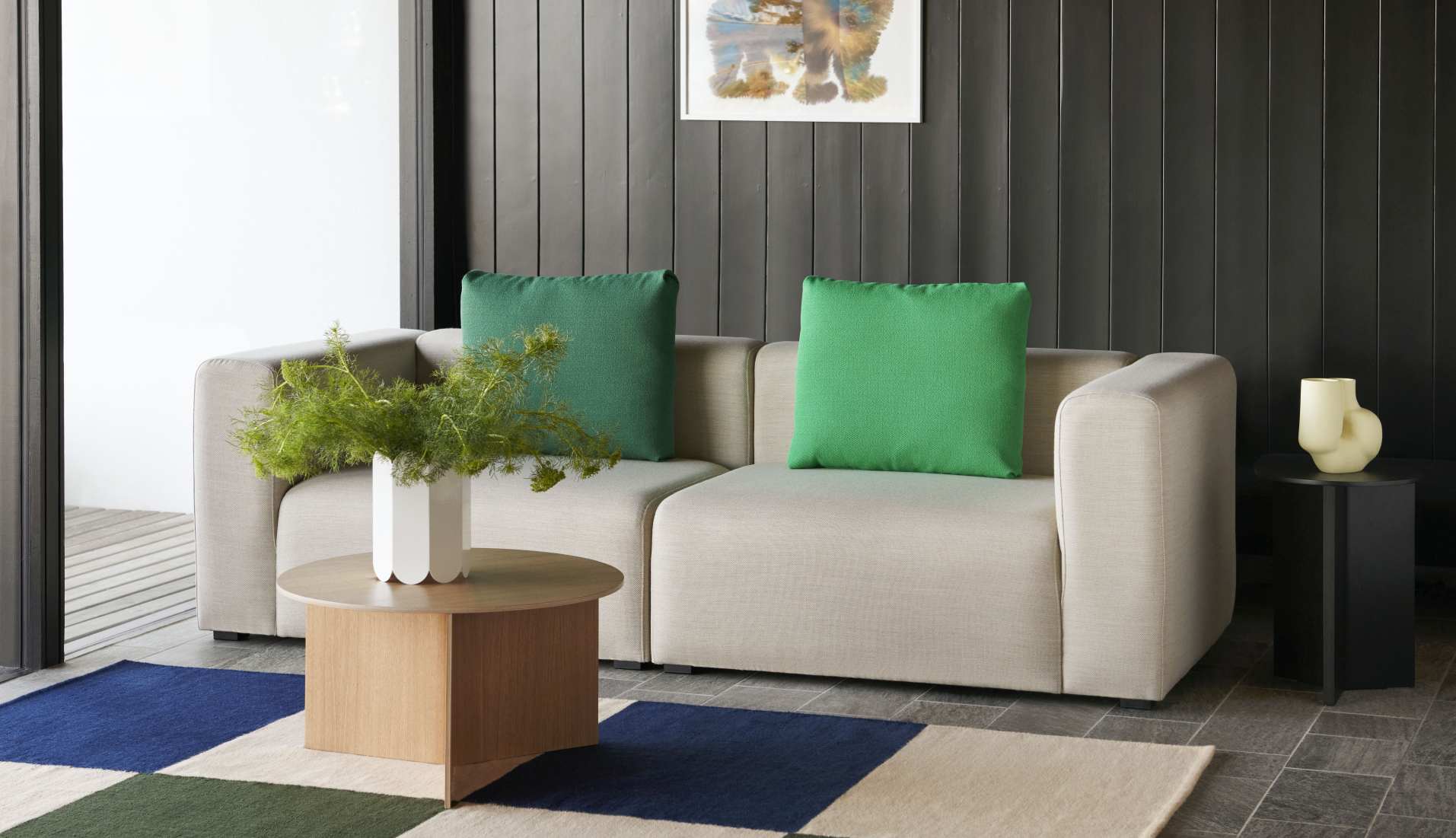 Mags Sofa 2.5-seater Combination 1 Hay