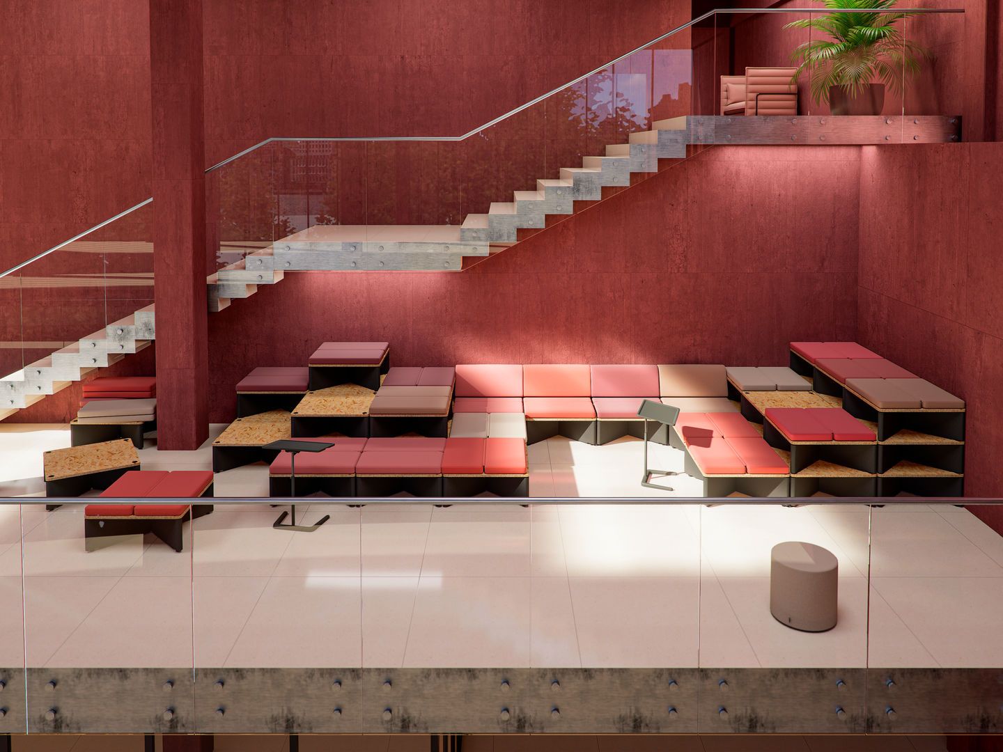 Reset Platform modular platform system Vitra