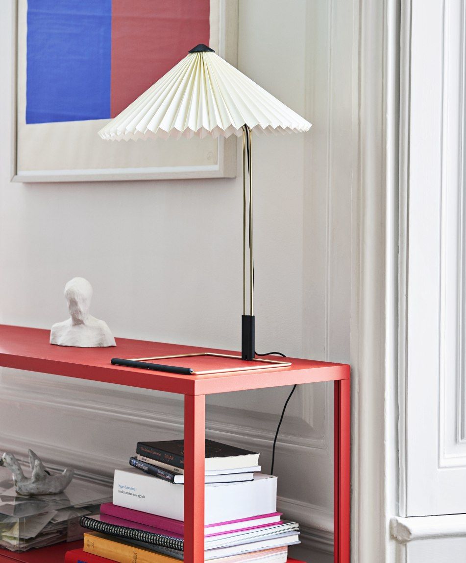 Matin Table Lamp L Yellow Hay