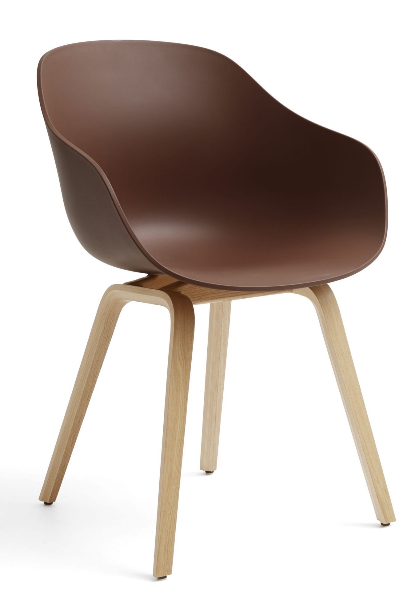 About A Chair AAC 222 Chair Oak Preferred combinations Hay Soft brick