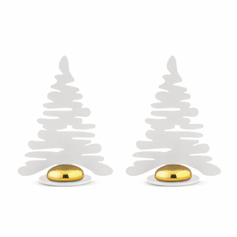 Barkplace Tree Place Card Holder Christmas White Alessi SINGLE PIECE