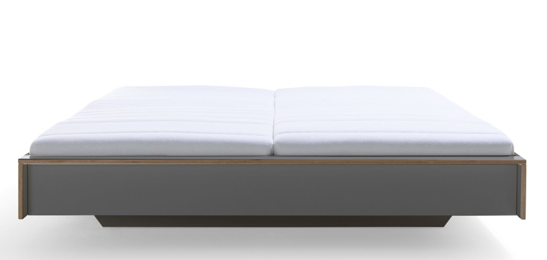 Flai Double bed anthracite Müller Möbelwerkstätten