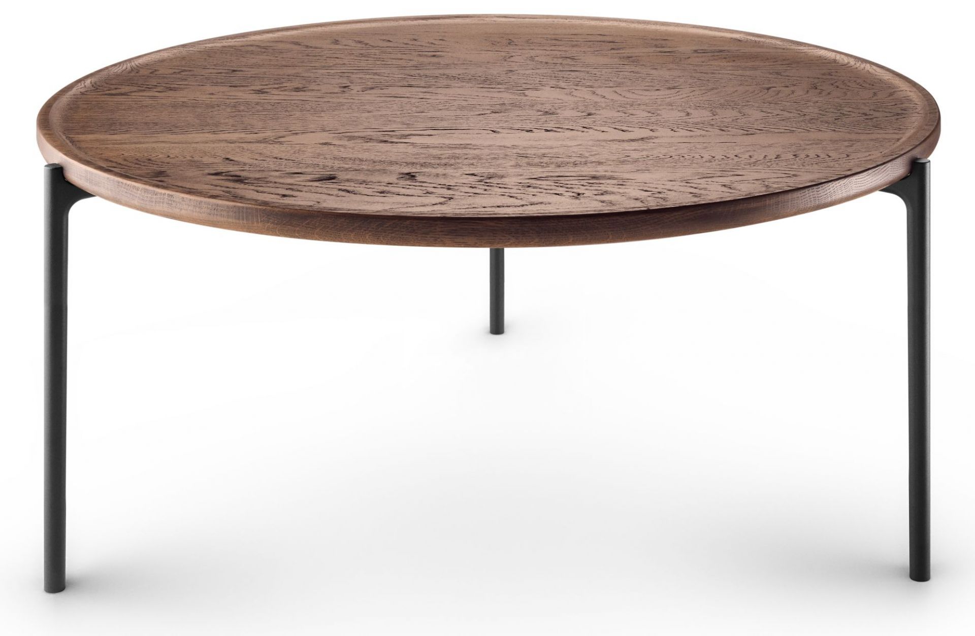 Savoye Round Oak Table - Smoked ø 90 x H 42 cm Eva Solo