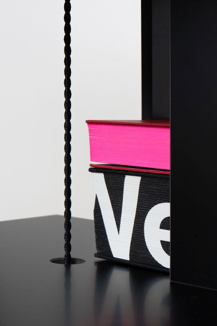 Buchstabler bookshelf, dvd-shelf Nils Holger Moormann