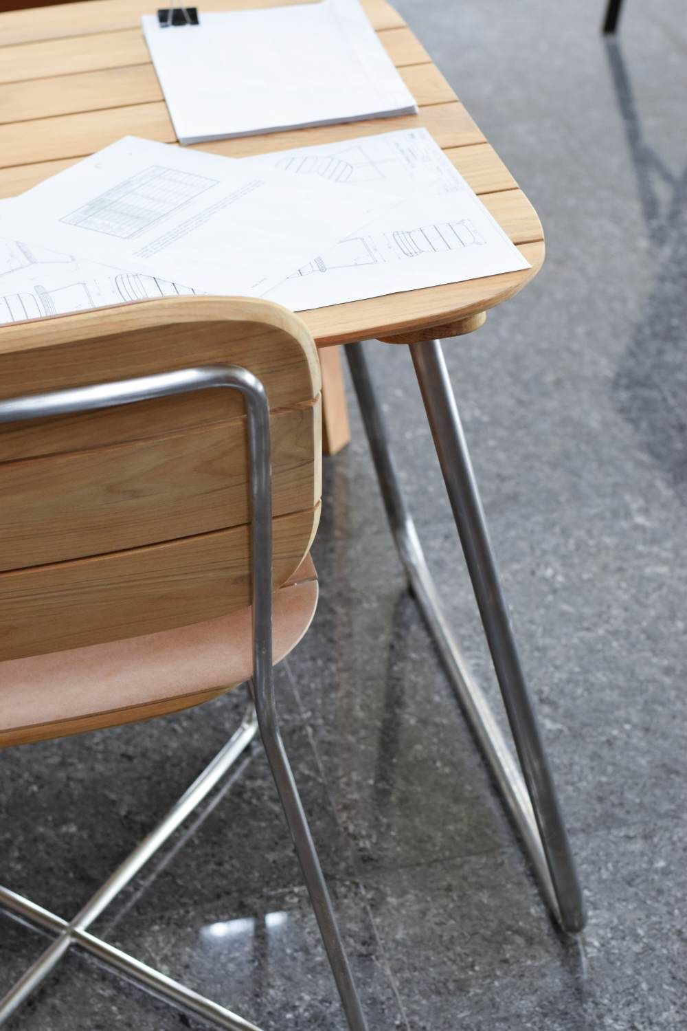 Lilium Table Outdoor dining table Skagerak by Fritz Hansen