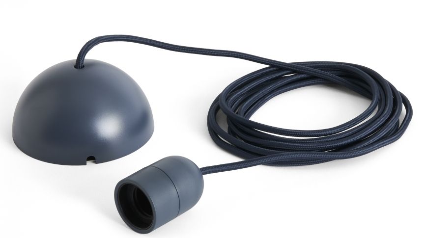 Common Cord Set / Socket Set for Hay pendant light Anthracite blue