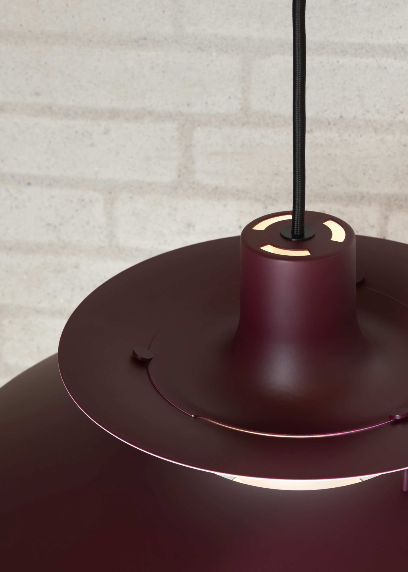 PH 5 Monochrome Pendant light Louis Poulsen Pale Blush