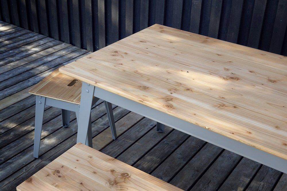 6Grad Outdoor Stool Jan Cray Sulfur Yellow Lumber raw