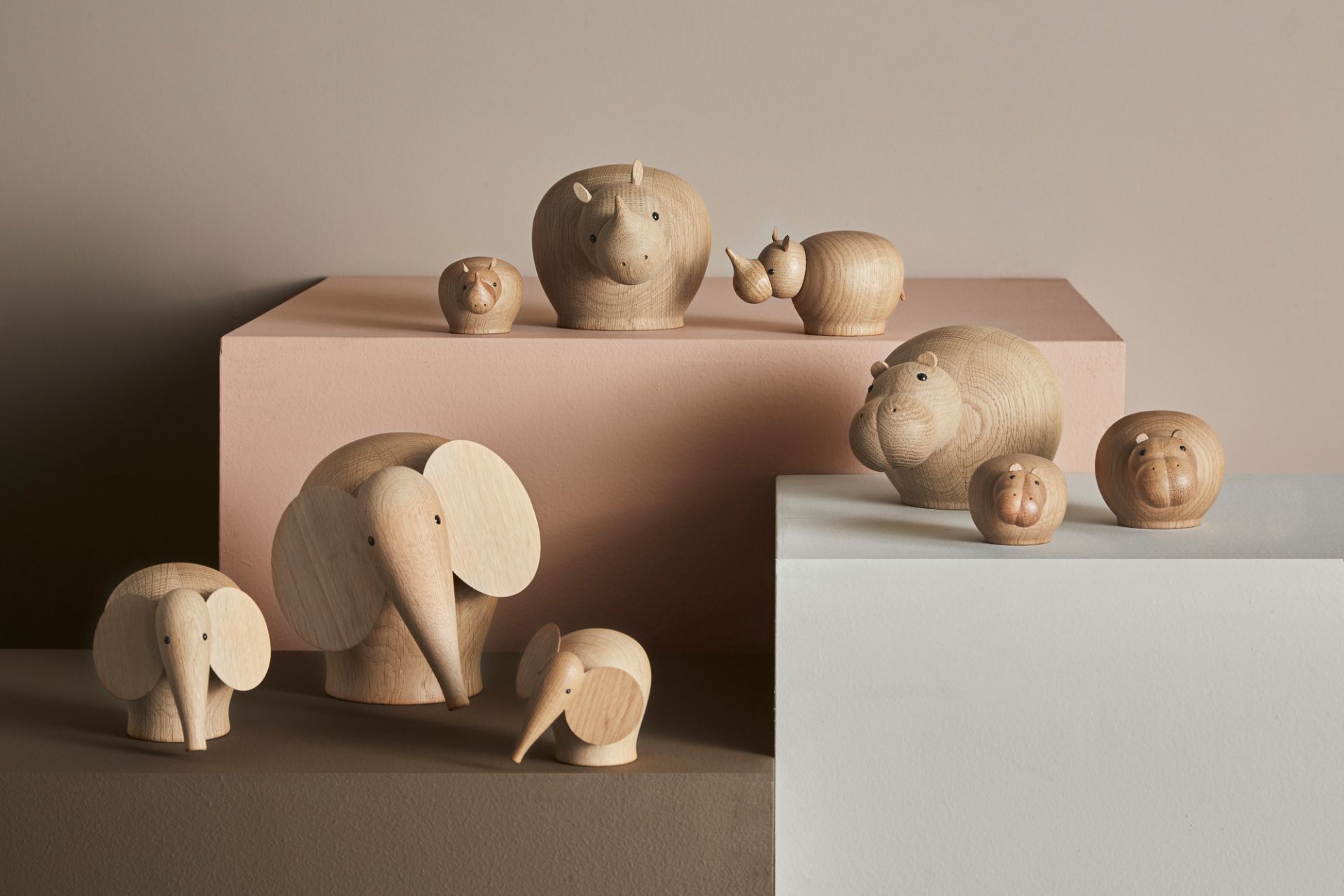 Nunu Elephant wood Elephant Mini Woud