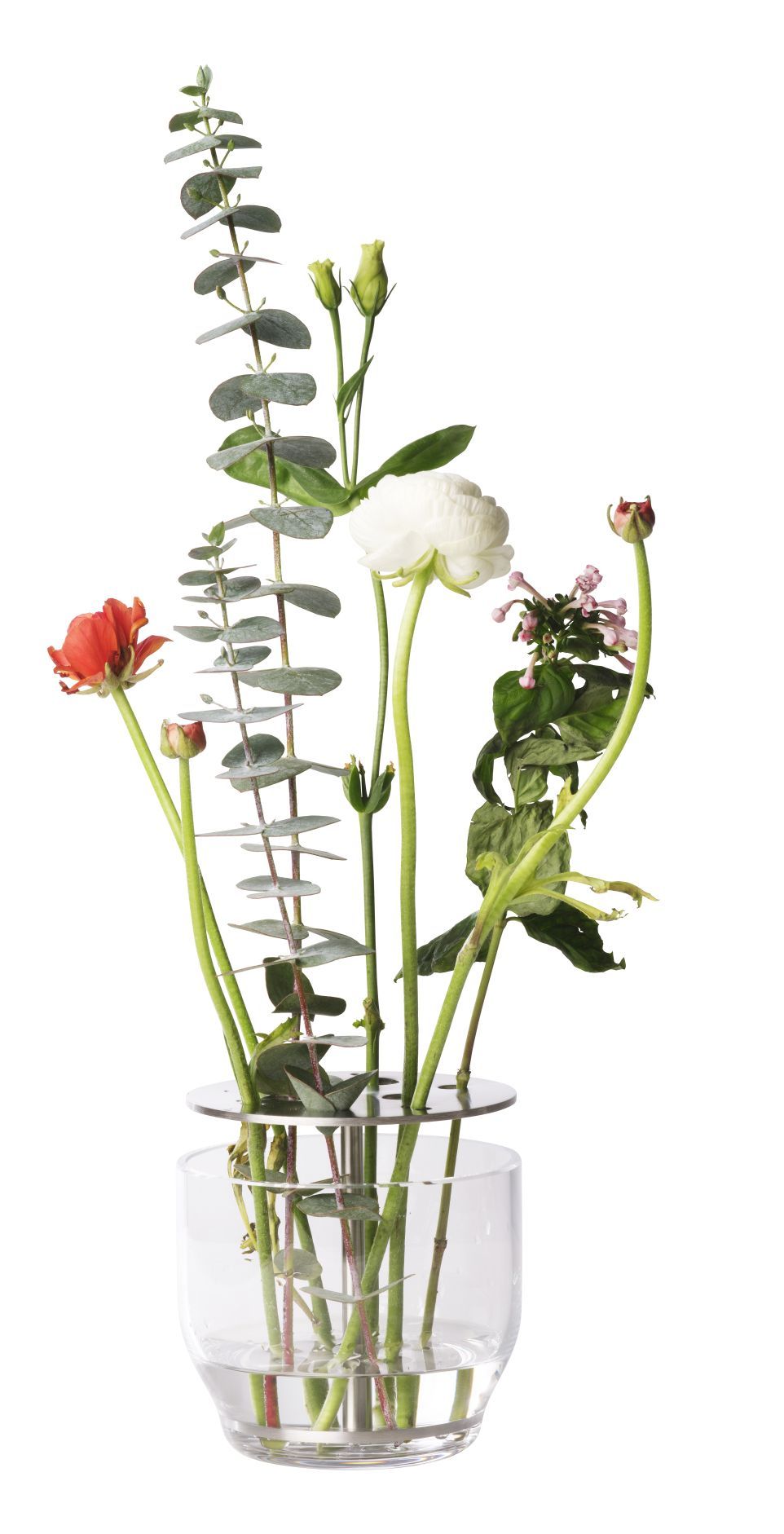 Ikebana vase small stainless steel Fritz Hansen SINGLE PIECES