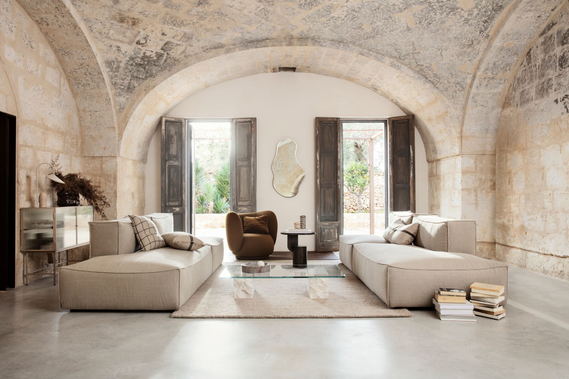 Rico Lounge Chair Bouclé Ferm Living