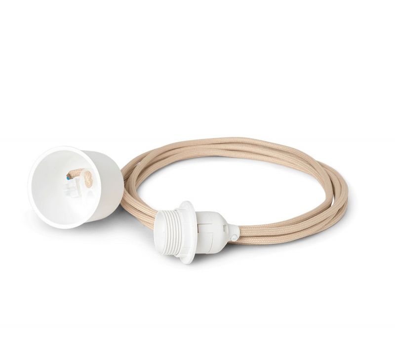 Fabric cord set 2m Sand for Braided Lampshade Ferm Living