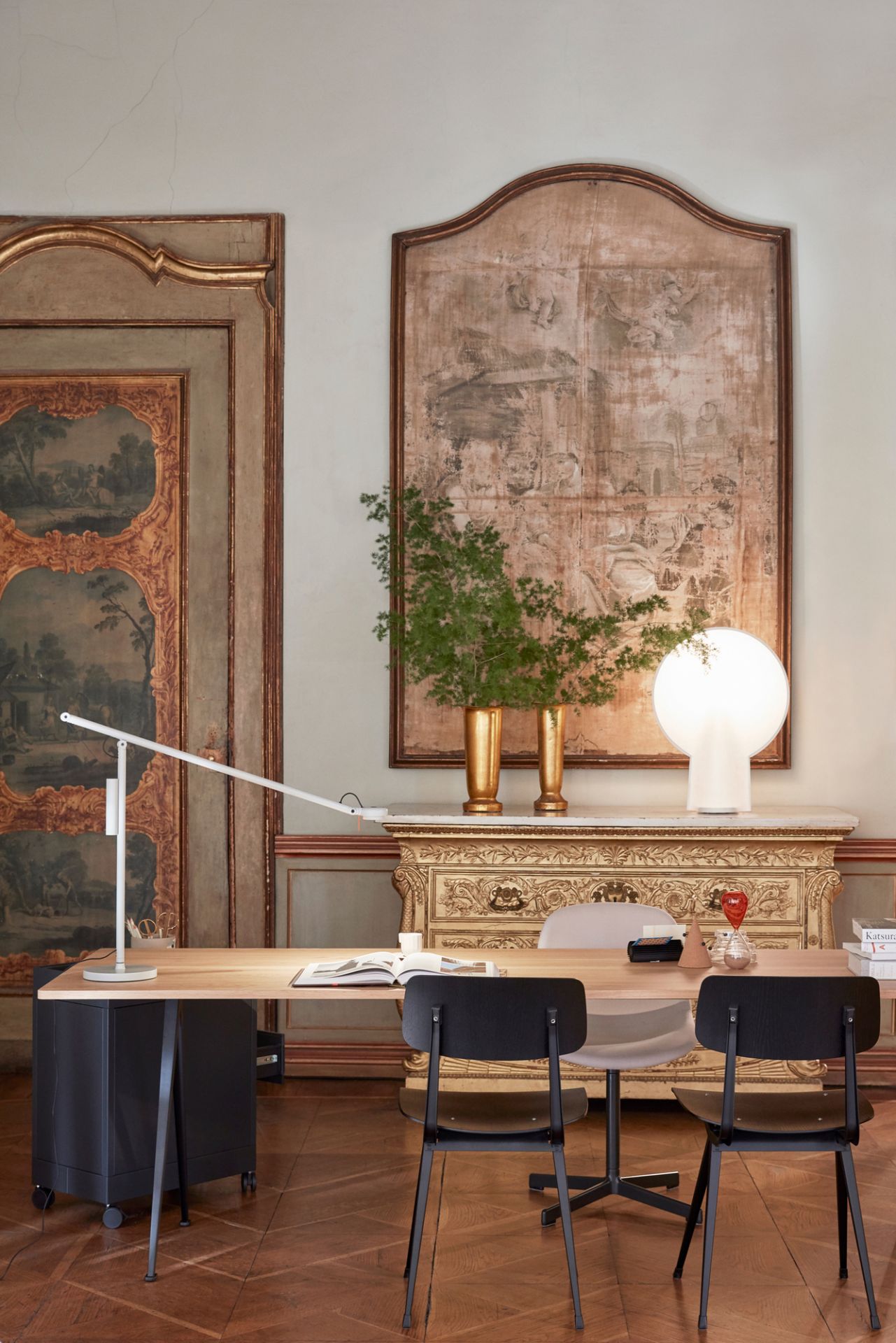 Fifty-fifty Table Lamp large Hay
