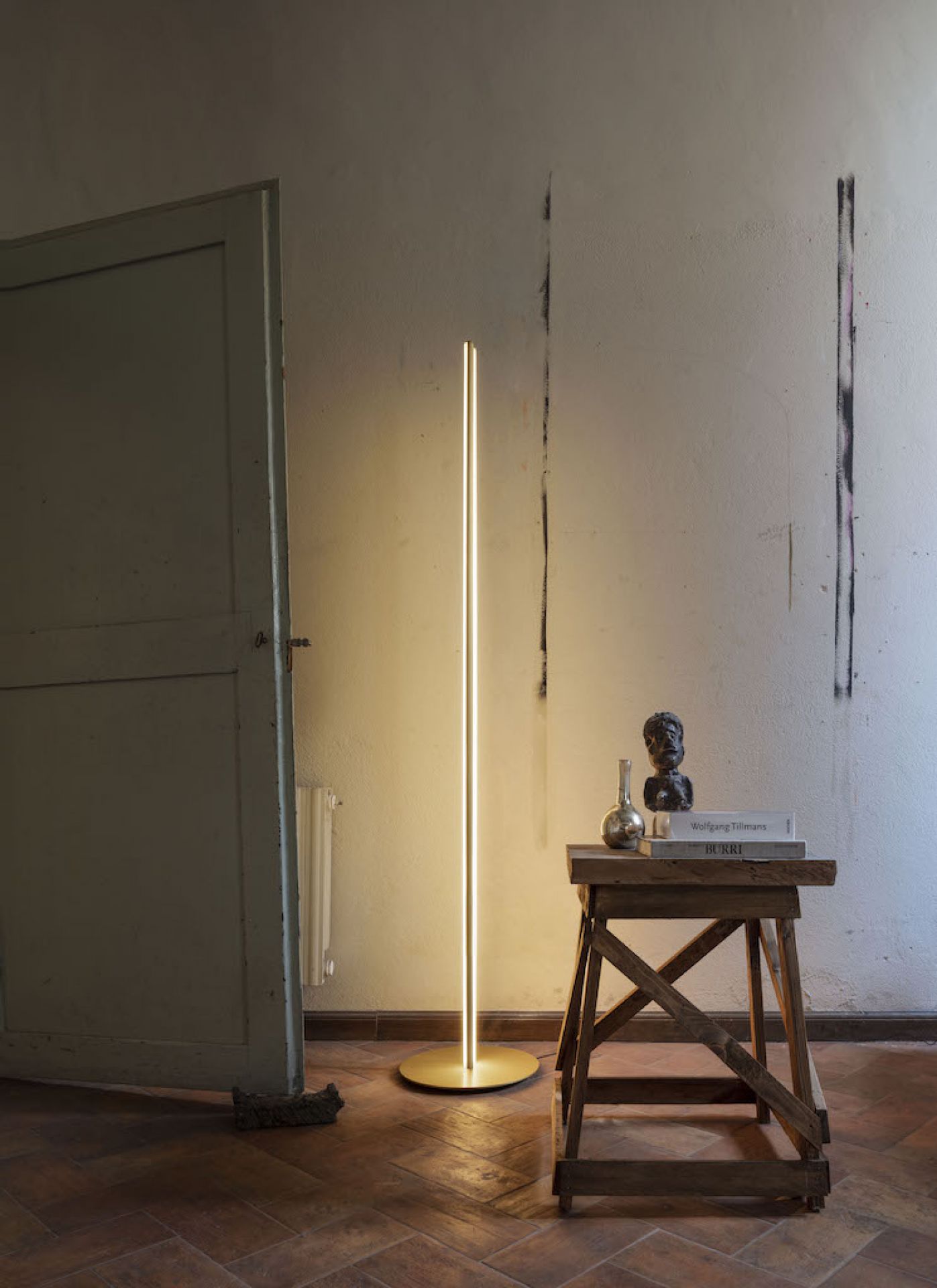 Coordinates F Floor lamp LED Champagne Flos SINGLE PIECES