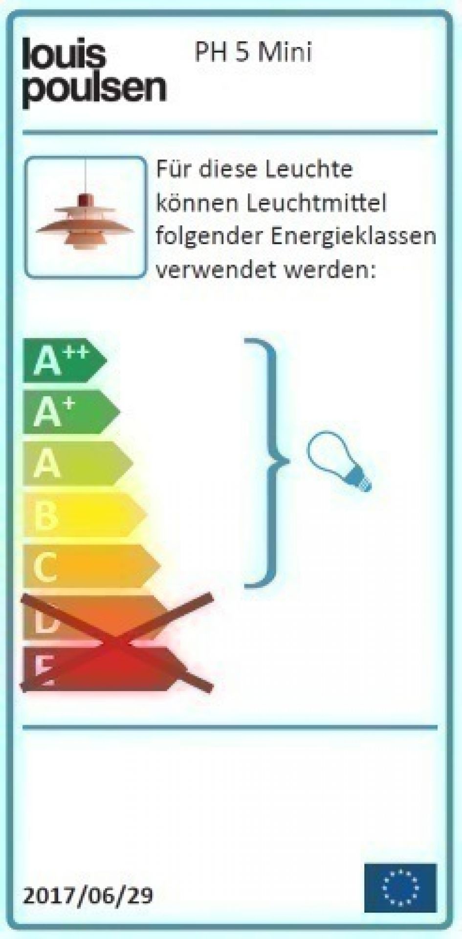 PH 5 Mini Pendelleuchte Louis Poulsen-Hues rot