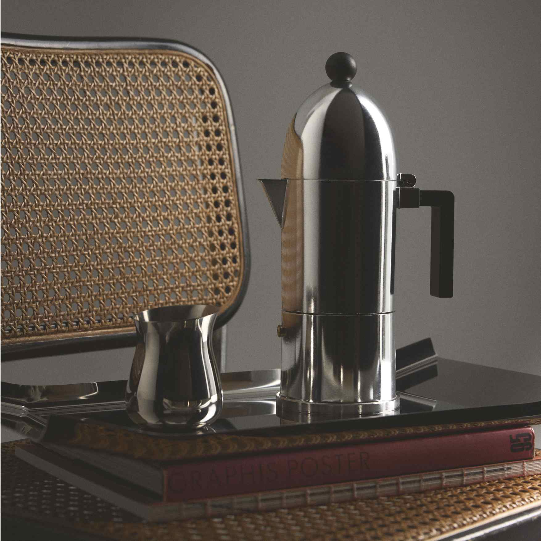 La Cupola 9095/6BFM Espresso Maker Black Alessi