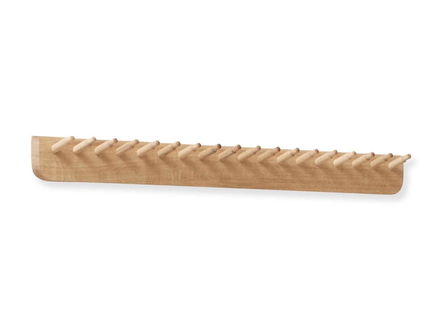 Echo Wardrobe Rail 88 Oak White Oiled Form & Refine