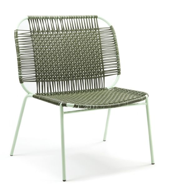 Cielo Lounge Chair low Lounge Chair low Outdoor ames Olive green - Pastel green