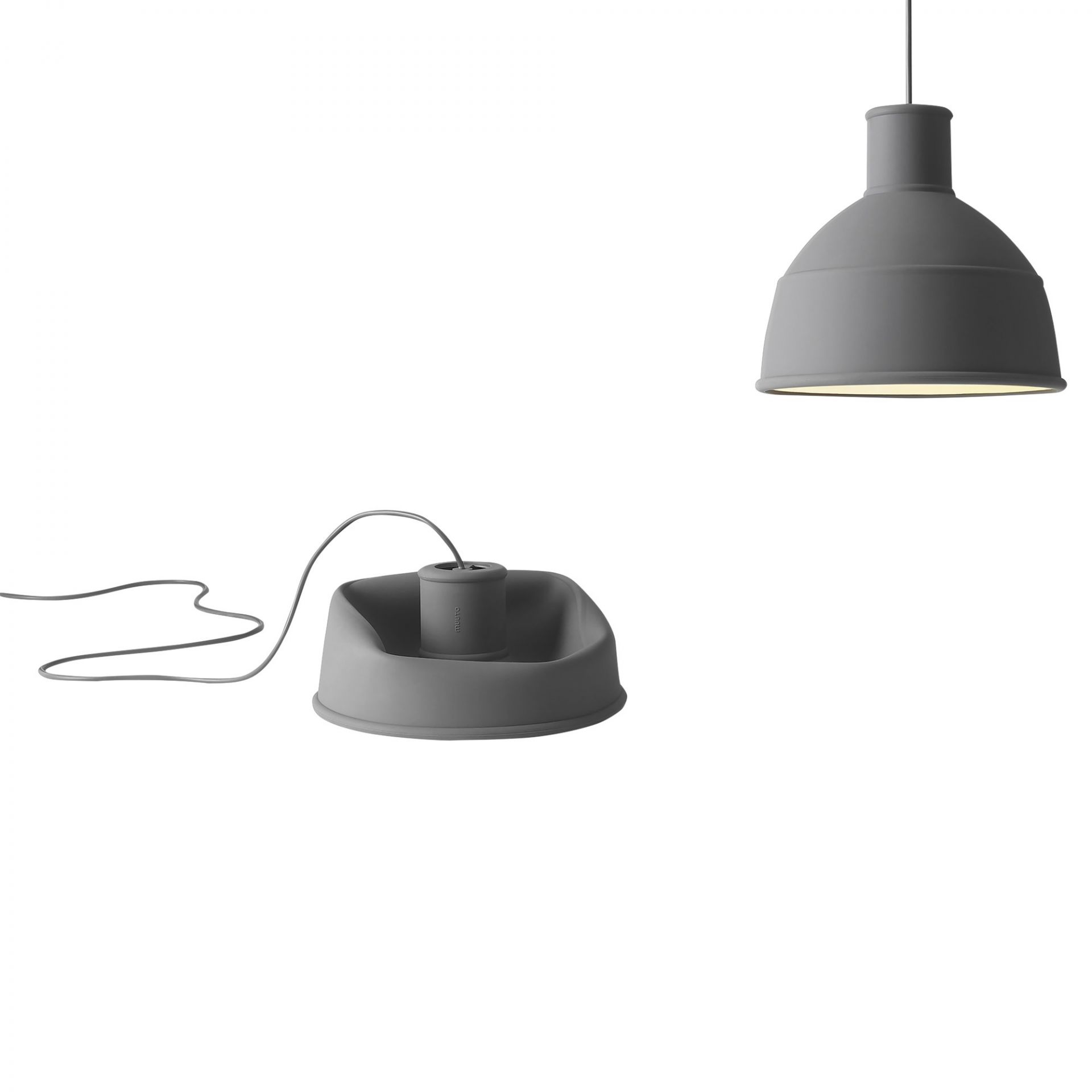 Unfold Pendant Lamp Muuto Dusty red