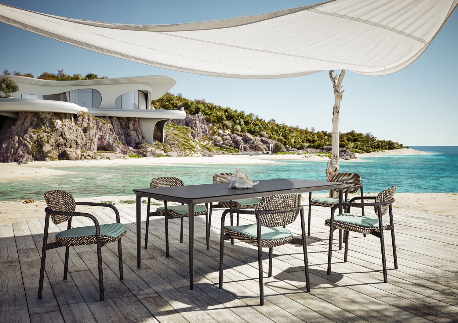 Bellmonde Outdoor Dining Table Dedon