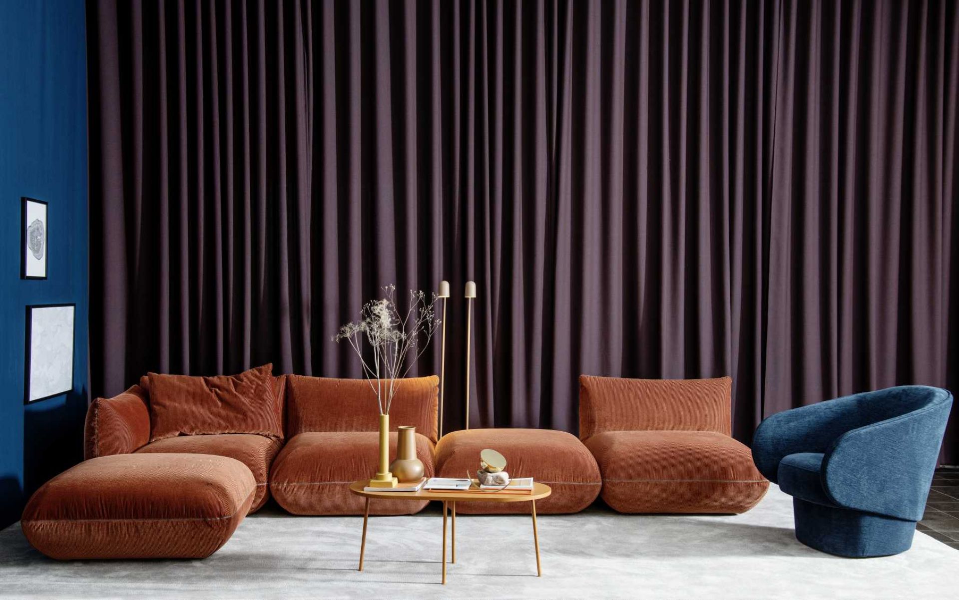Jalis21 / Jalis 21 Configurable modular sofa 123 cm with armrest Cor