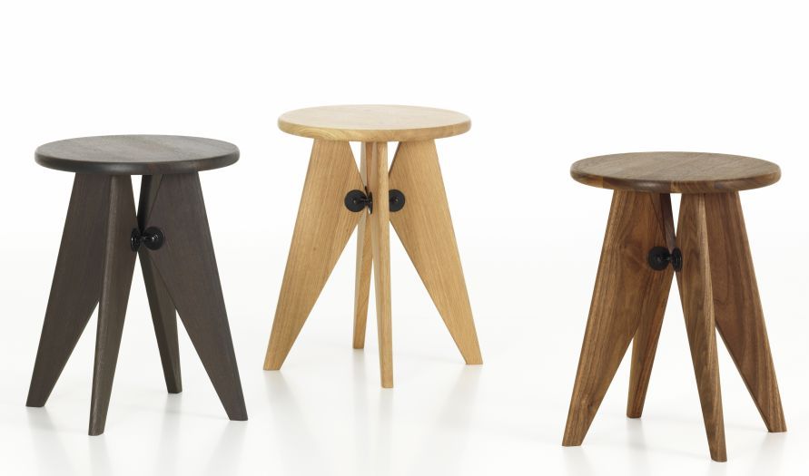 Tabouret Bois stool Vitra