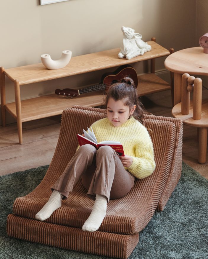Moon children's armchair wide cord Wigiwama
