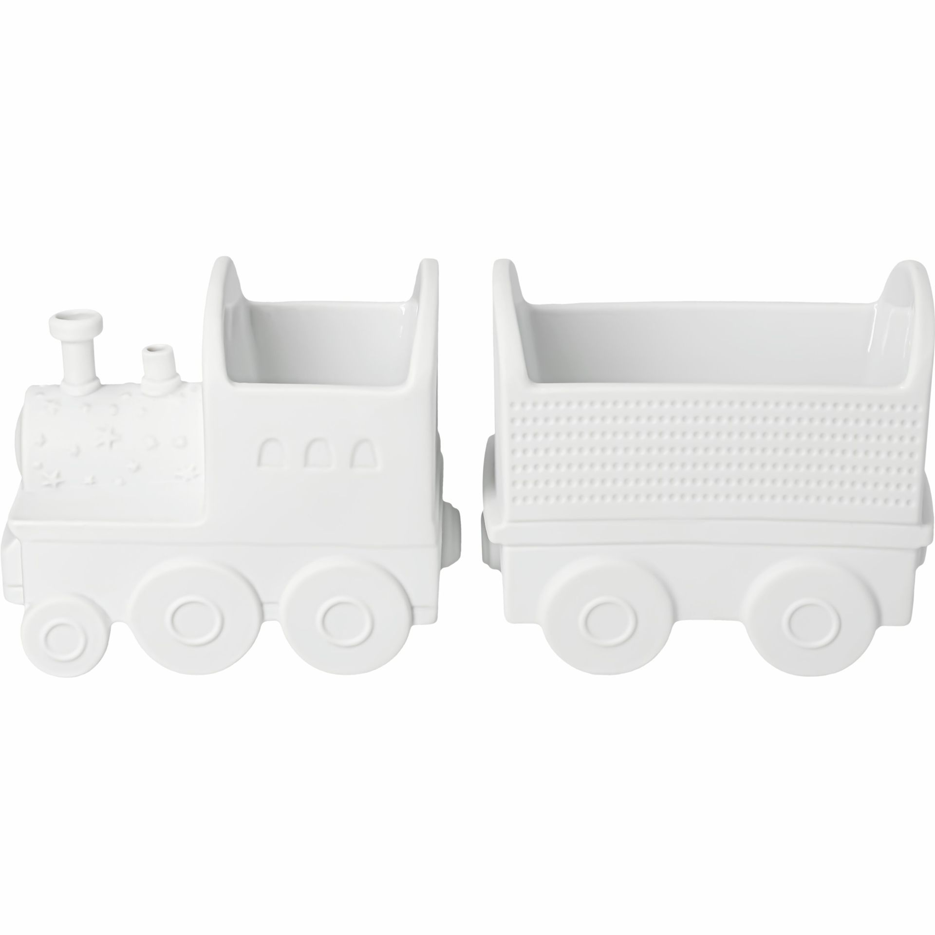 Christmas Train Set Bowl Set Wheels