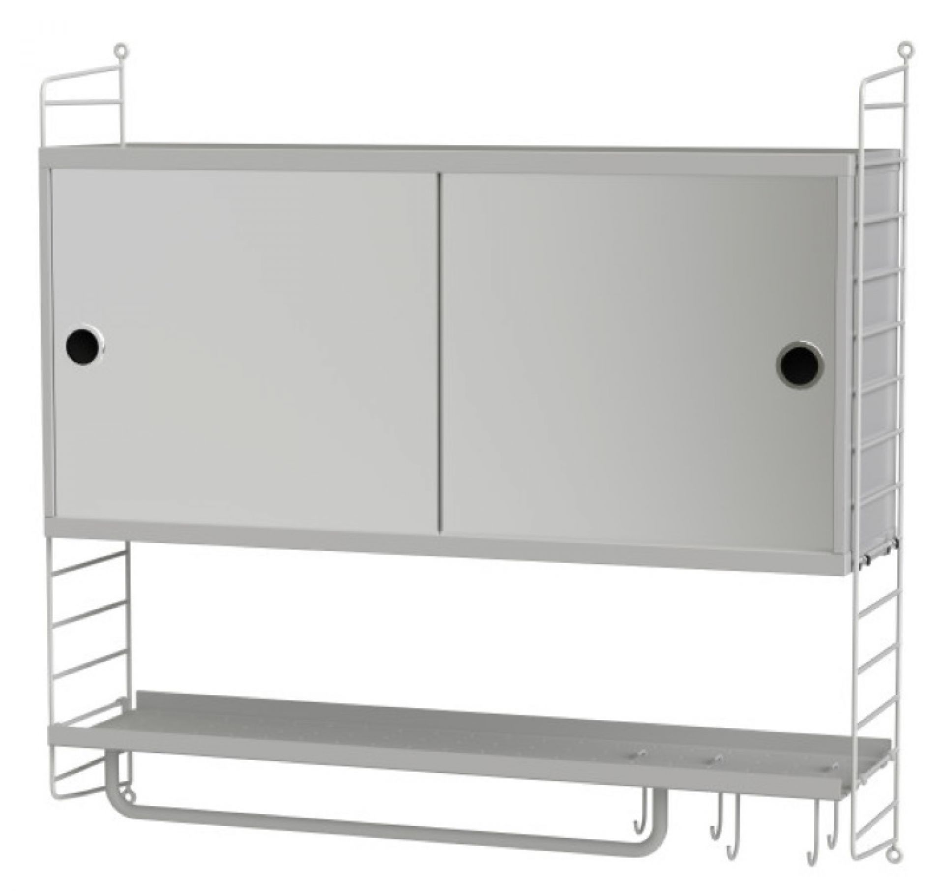 String Bathroom Wall Shelving System A String Furniture