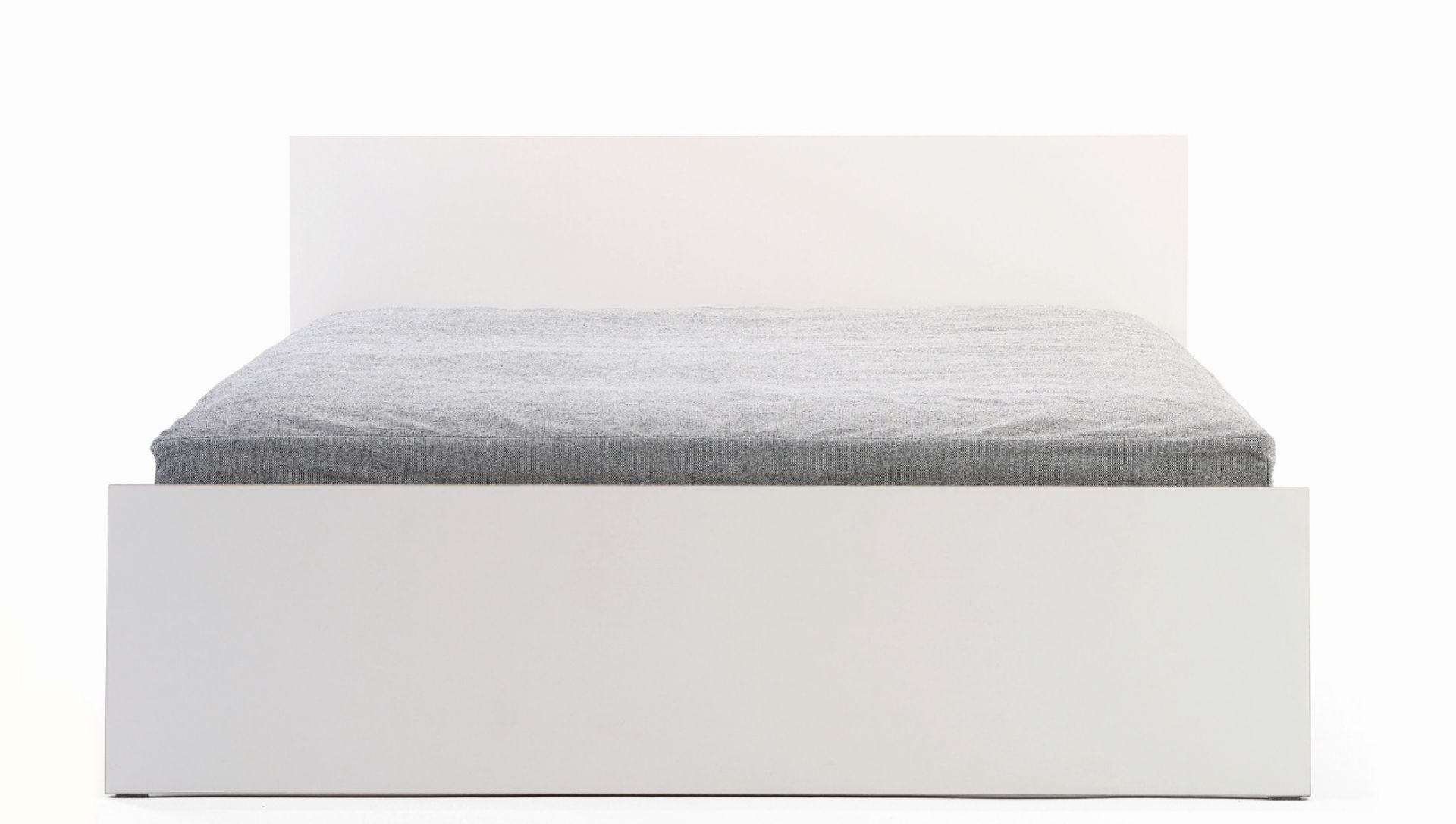 Stockholm bed birch multiplex with high headboard Richard Lampert 