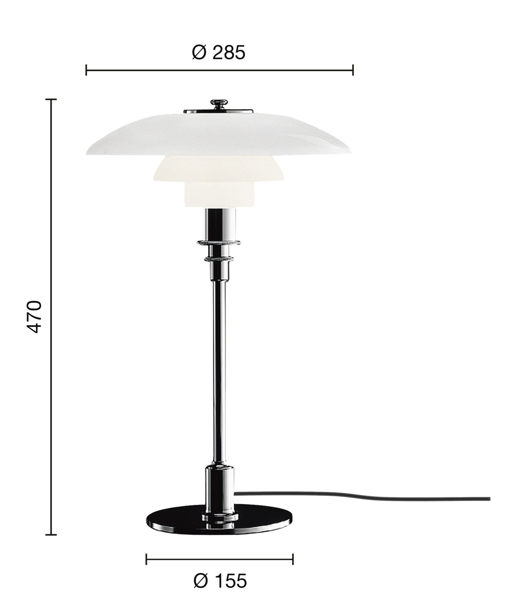 PH 3/2 Table lamp Louis Poulsen